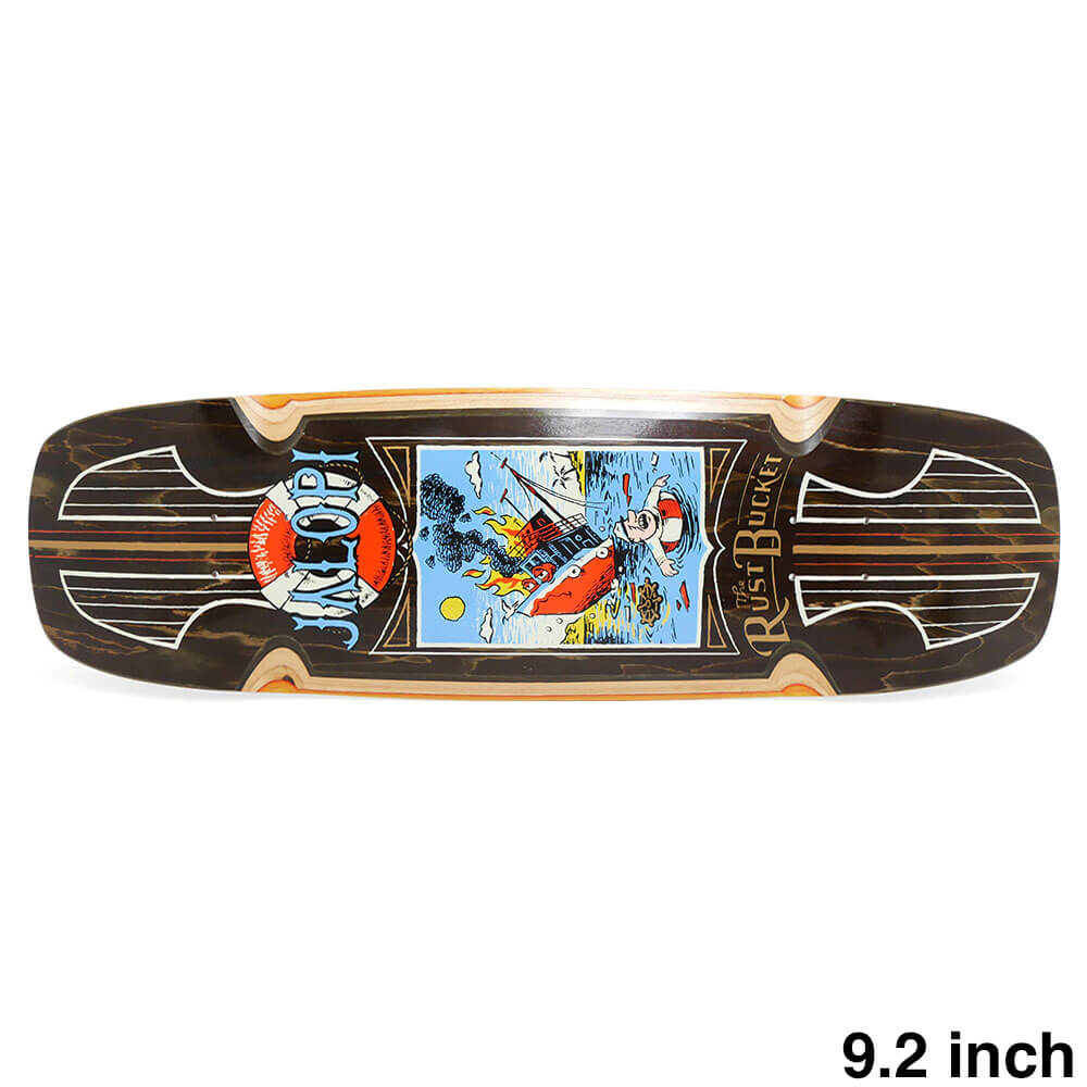 ANTIHERO DECK アンチヒーロー デッキ TEAM JALOPI THE RUSTBUCKET 9.2 スケートボード スケボー