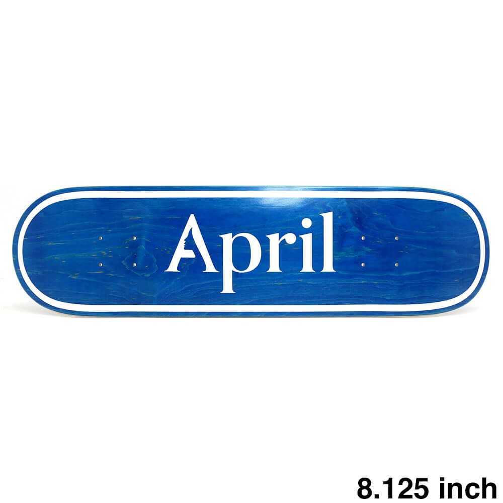 APRIL DECK ץ ǥå TEAM OG LOGO BLUE INVERT 8.125 ȥܡ ܡ