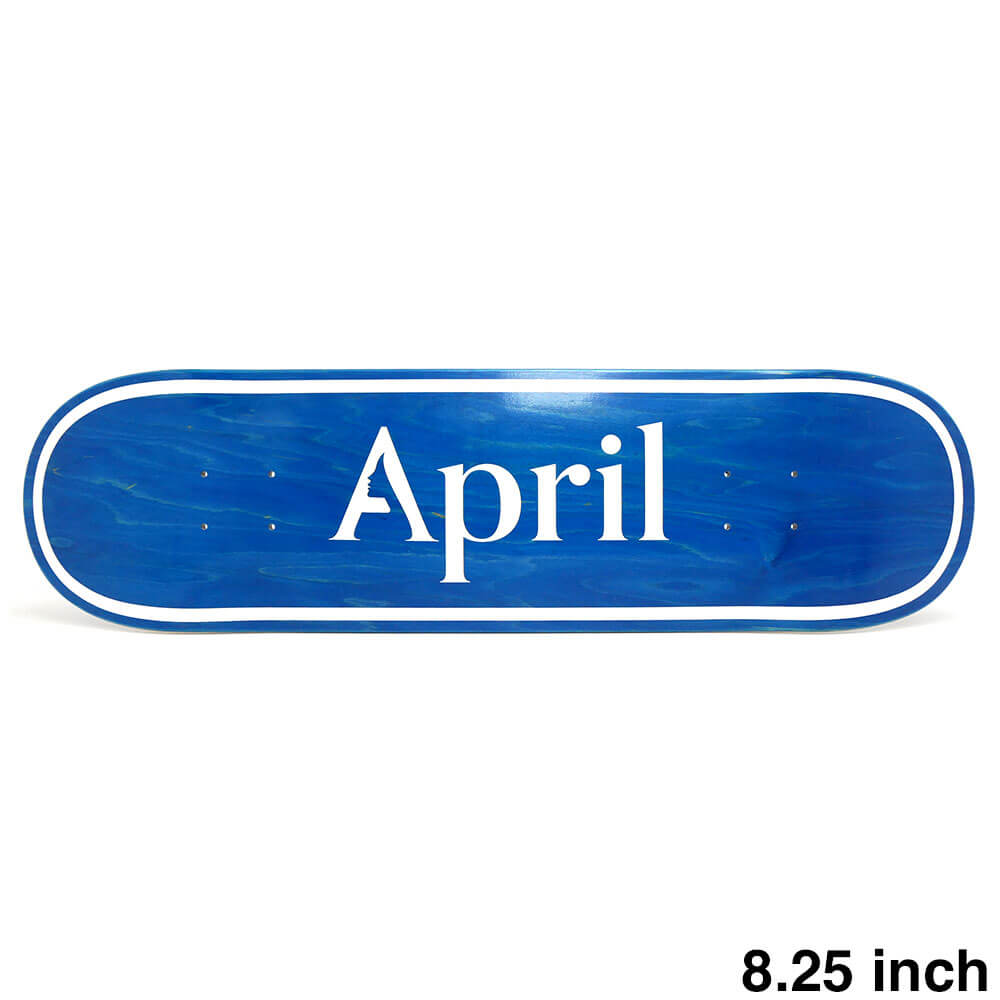 APRIL DECK ץ ǥå TEAM OG LOGO BLUE INVERT 8.25 ȥܡ ܡ