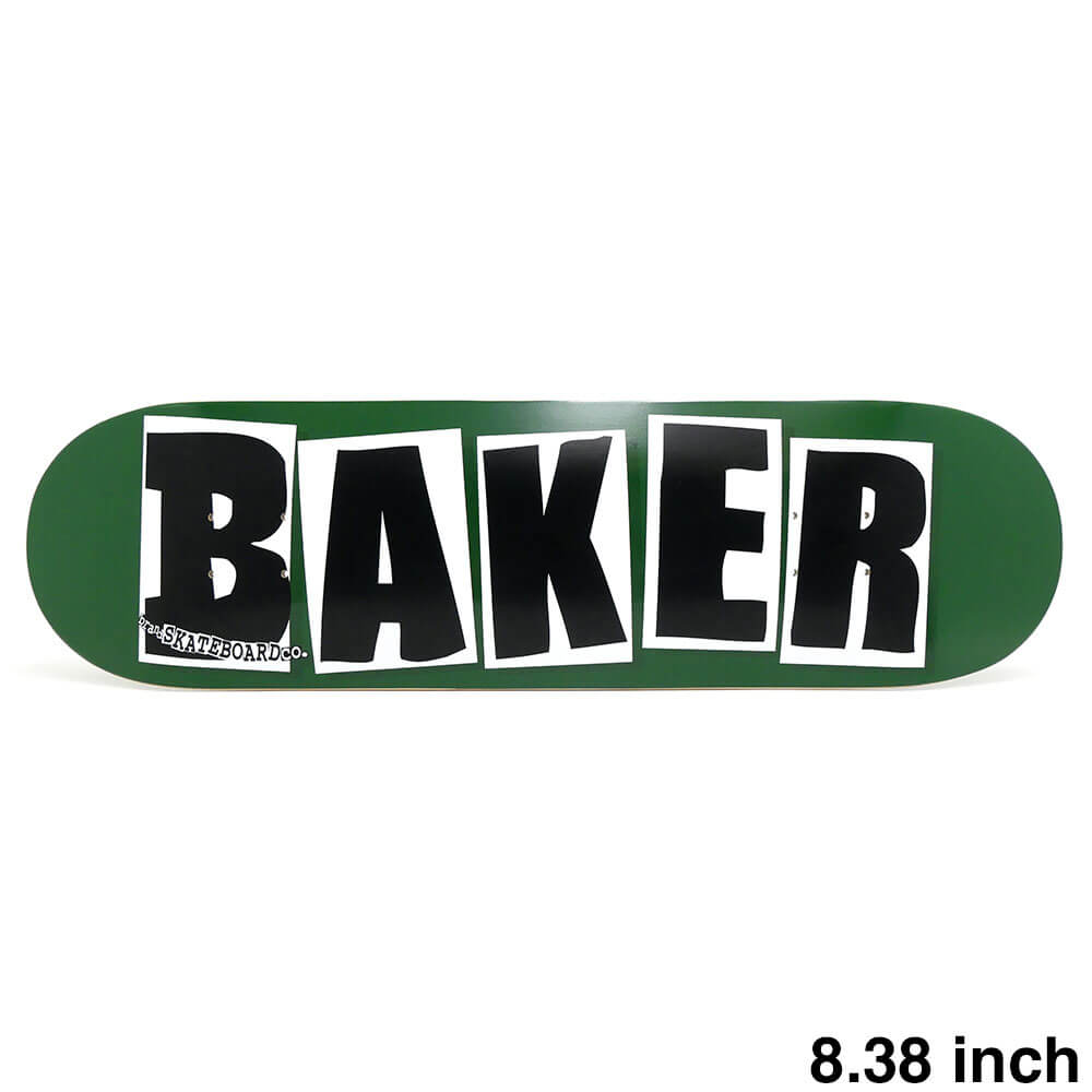 BAKER DECK ٥ ǥå TEAM BRAND LOGO GREEN/BLACK 8.38DSM ȥܡ ܡ