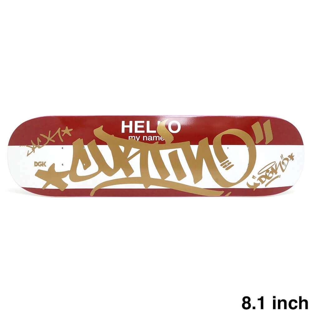 DGK DECK ディージーケー デッキ JACK CURTIN HELLO 8.1 スケートボード スケボー