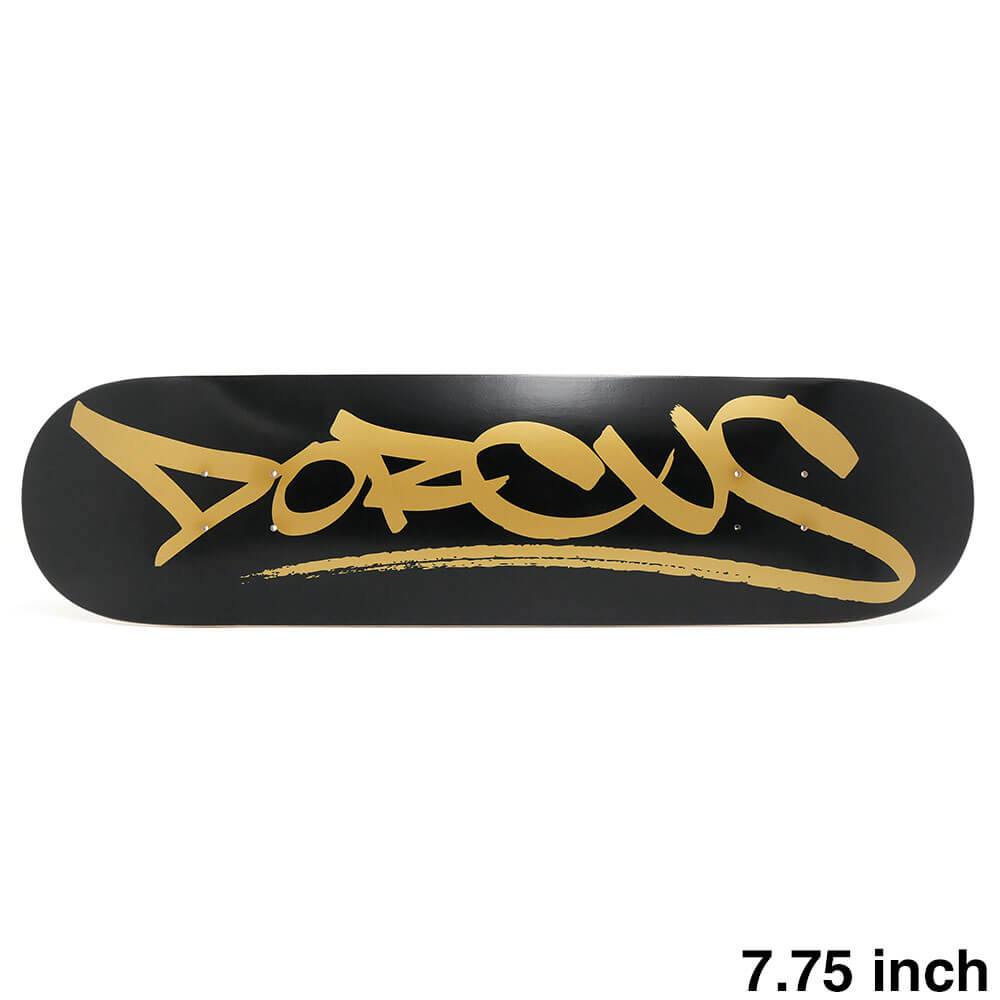 DORCUS DECK �ɡ����� �ǥå� TEAM OCULAR TAG BLACK/GOLD 7.75 �������ȥܡ��� �����ܡ�