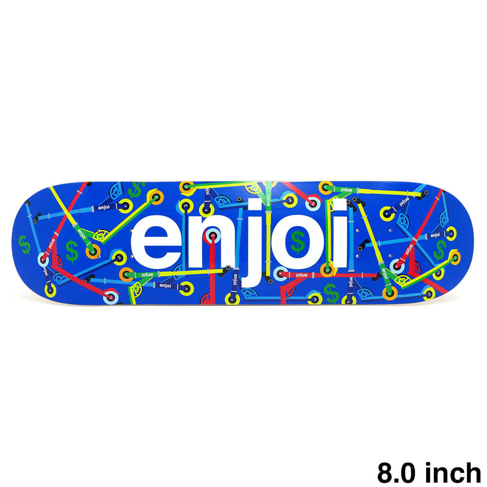 ENJOI DECK エンジョイ デッキ TEAM BIG BOX SCOOTERS 8.0 RESIN-7 スケートボード スケボー