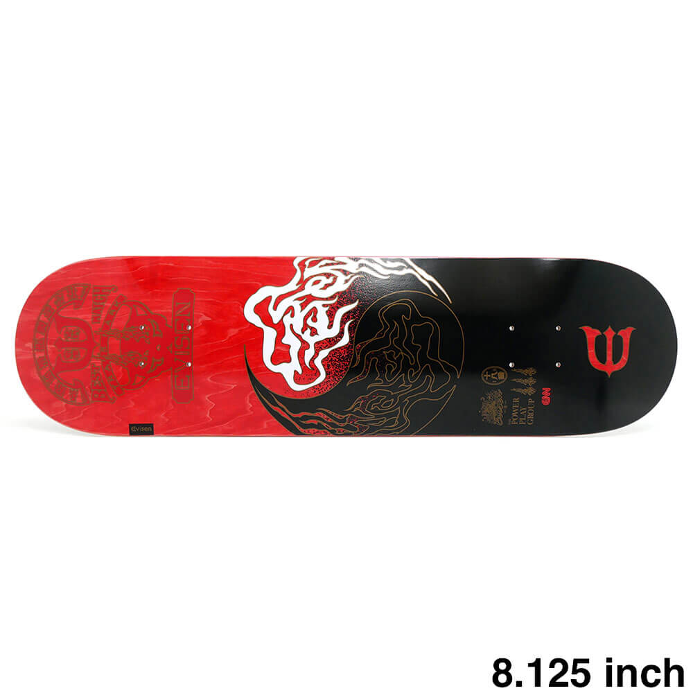 EVISEN DECK ���ӥ��� �ǥå� TEAM YIN-YANG FIRE 8.125 �������ȥܡ��� �����ܡ�