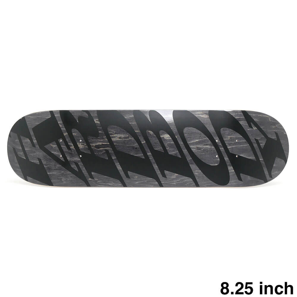 HARDBODY DECK �ϡ��ɥܥǥ� �ǥå� TEAM STACKED LOGO BLACK 8.25 LONG �������ȥܡ��� �����ܡ�