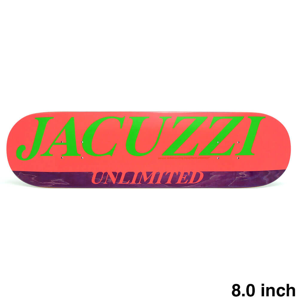 JACUZZI DECK ジャグジー デッキ TEAM FLAVOR 8.0 EPOXY 7 スケートボード スケボー