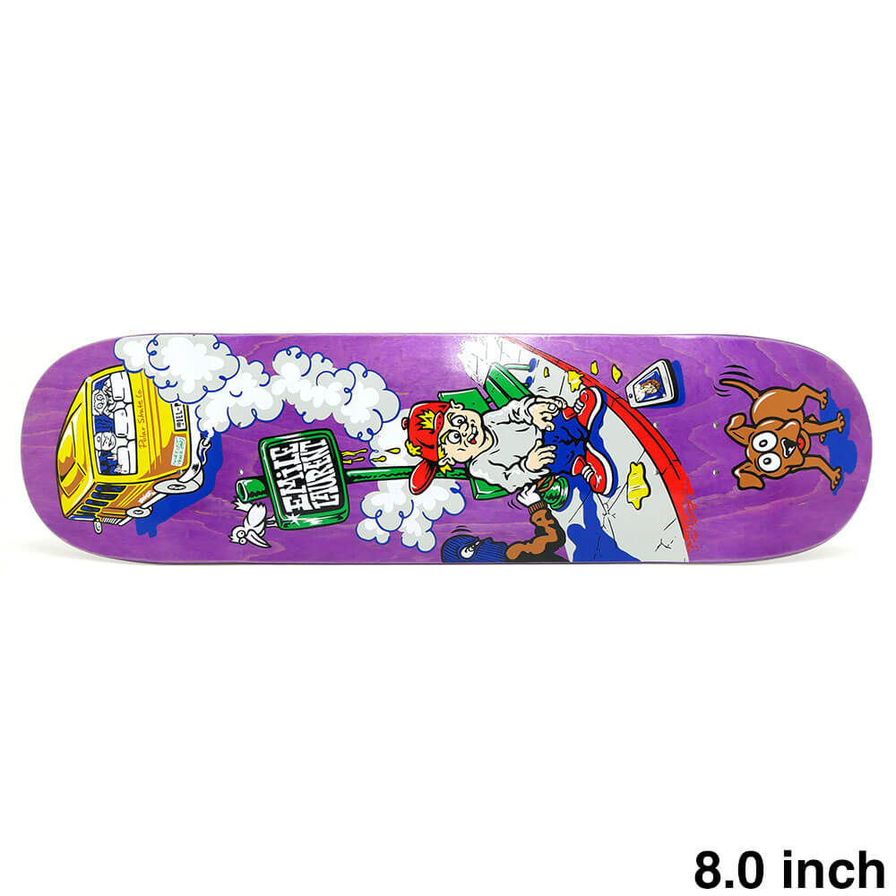 POLAR DECK ݡ顼 ǥå EMILE LAURENT BUS STOP PURPLE STAIN 8.0 ȥܡ ܡ