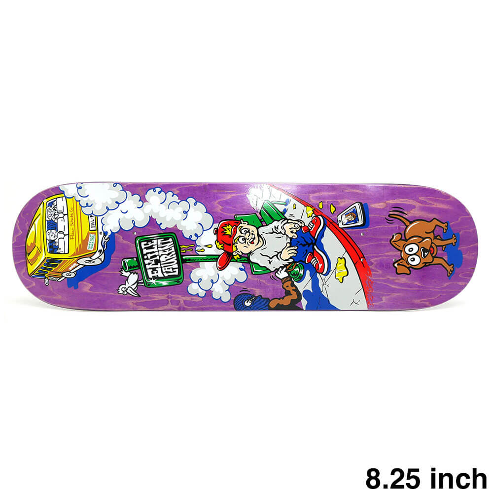 POLAR DECK ポーラー デッキ EMILE LAURENT BUS STOP PURPLE STAIN 8.25 スケートボード スケボー