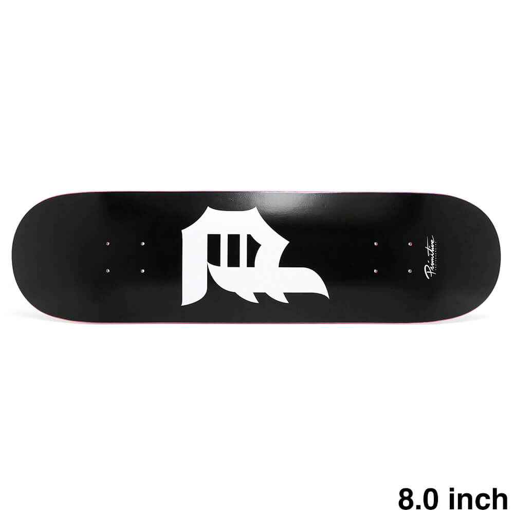 PRIMITIVE DECK プリミティブ デッキ TEAM DIRTY P CORE BLACK 8.0 スケートボード スケボー