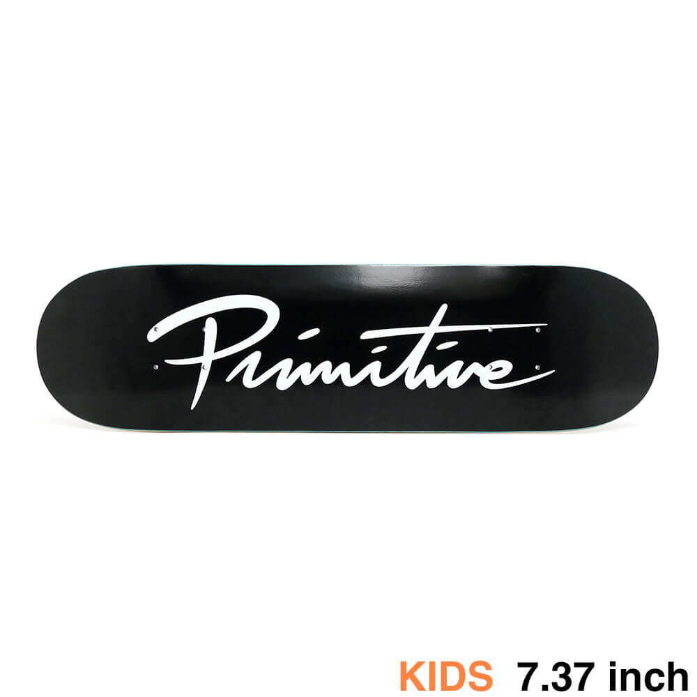 PRIMITIVE DECK プリミティブ デッキ(子供用) TEAM NUEVO SCRIPT CORE BLACK/WHITE 7.37 スケートボード ス...