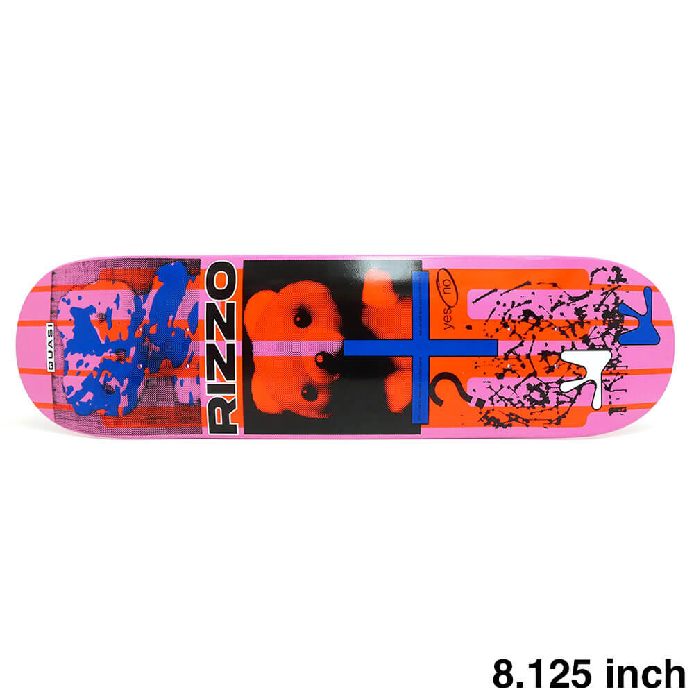 QUASI DECK クワージー デッキ DICK RIZZO STUFFIE 8.125 スケートボード スケボー