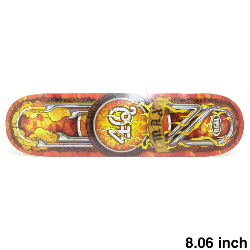 REAL DECK リアル デッキ MAX SCHAFF 4Q CATHEDRAL 8.06 スケートボード スケボー