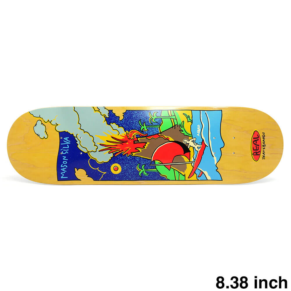 REAL DECK リアル デッキ MASON SILVA VOLCANO 8.38 TRUE FIT スケートボード スケボー