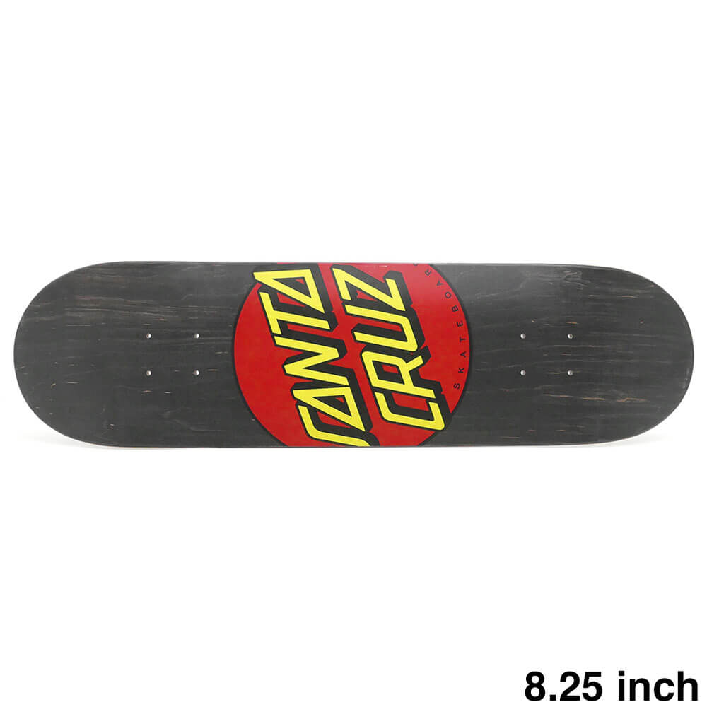 CITY - SANTA CRUZ DECK サンタクルーズ デッキ TEAM CLASSIC DOT BLACK STAIN 8.25 スケートボード スケボー