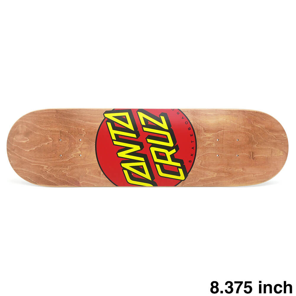 樂天商城 - SANTA CRUZ DECK サンタクルーズ デッキ TEAM CLASSIC DOT BROWN STAIN 8.375 スケートボード スケボー