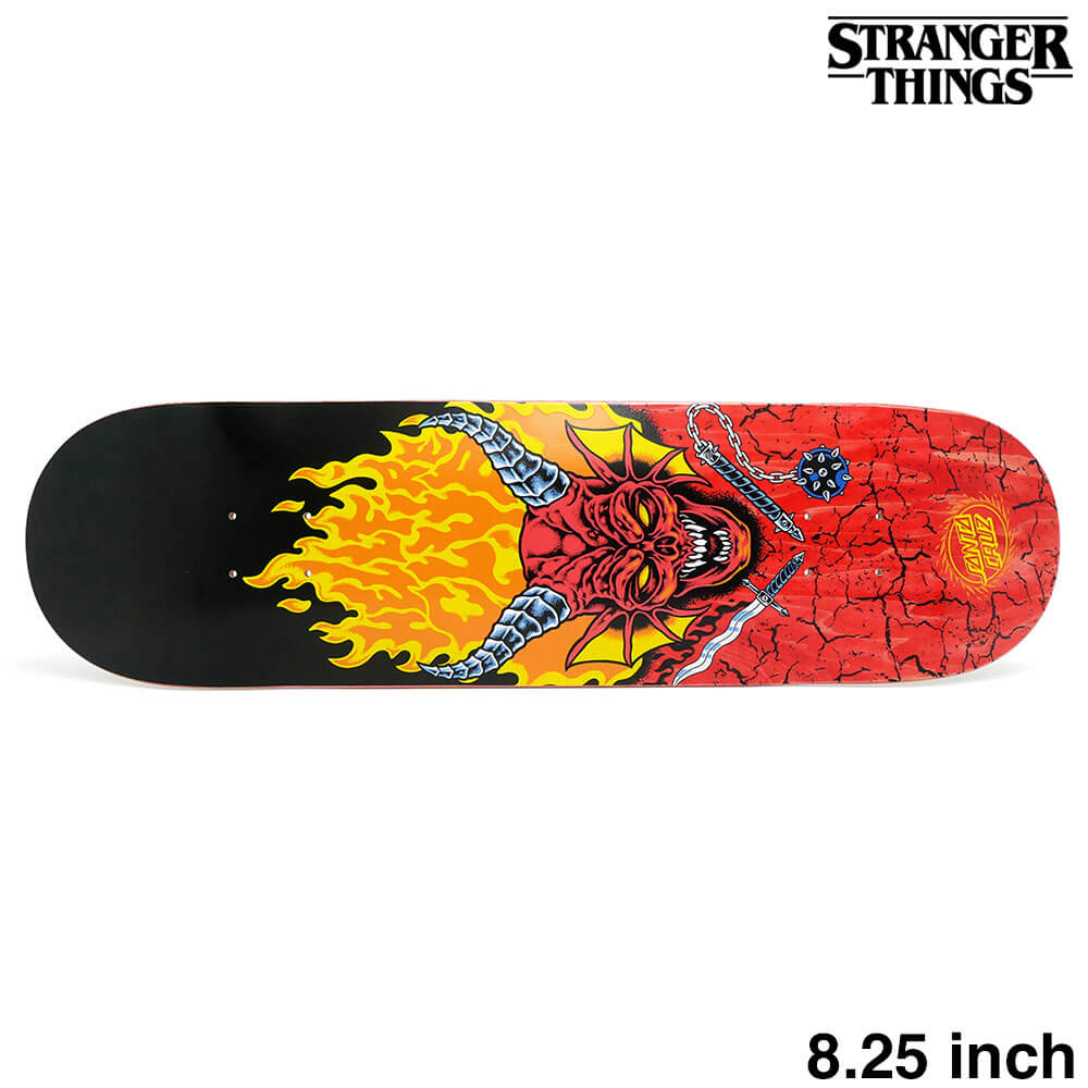 SANTA CRUZ DECK 󥿥롼 ǥå SANTA CRUZ x STRANGER THINGS HELLFIRE CLUB 8.25 ...