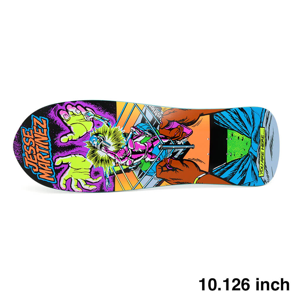 WORLD INDUSTRIES DECK ワールドインダストリーズ デッキ JESSE MARTINEZ ROCK'EM SOCK'EM 10.126 スケートボード スケボー