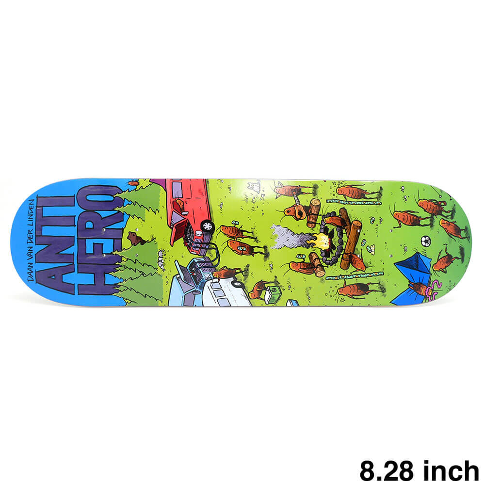 ANTIHERO DECK アンチヒーロー デッキ DAAN VAN DER LINDEN ROACHED OUT 2 PURPLE ...