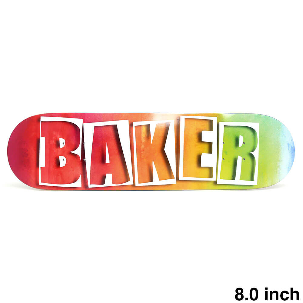 【BAKER / DECK】 ANDREW REYNOLDS が手掛けるスケボー・スケートボードのデッキブランド、BAKER（ベイカー）。 長さ：79.9cm　/　幅：20.4cm ノーズ：18.1cm　/　テール：16.8cm ウィールベース：35.1cm コンケーブ：強　/　キック：中 ※ステインカラー（木目）の色合いはそれぞれ異なります。ご了承の上、ご注文下さい。 デッキをご購入の際、当店オリジナルのデッキテープがサービスとなります。 その他のデッキテープをご希望の方は、別途ご注文下さい。 *デッキテープを貼ってご注文の場合、返品/交換/キャンセルの対象外となります。 （コンプリートセットをご希望の方） スケートボードを完成させる為には【デッキ、トラック、ウィール】の3点が必要となります。 気軽にスケートボードを始めて頂く為に、足回りのセットをご用意しております。 こちらも是非ご覧になって下さい。 【トラック＆ウィールセット】はこちら *商品によって多少の誤差がある事をご了承下さい。 *当店舗に掲載の写真・文章の無断転載を禁じます。