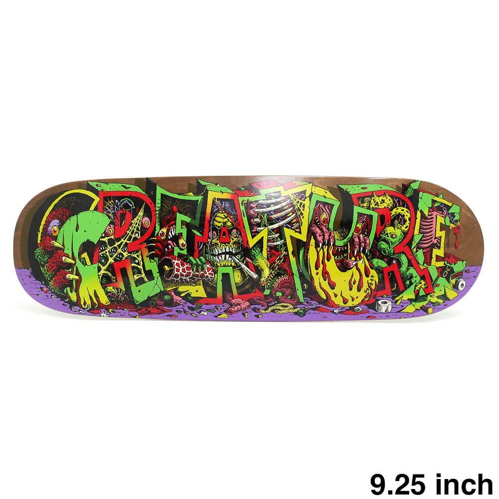 CREATURE DECK クリーチャー デッキ TEAM HALLUCINATION 9.25 EGG SHAPE スケートボード スケボー