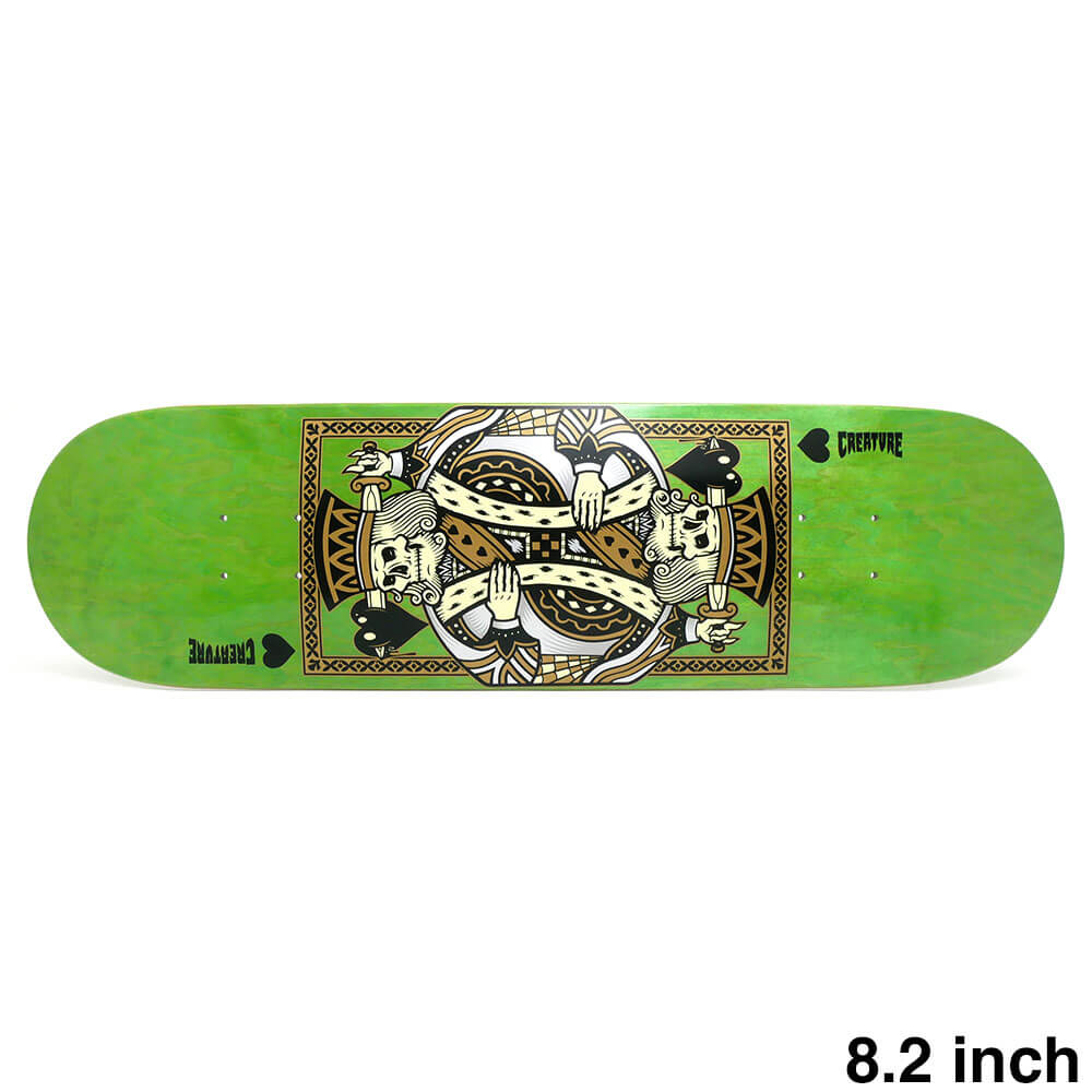 CREATURE DECK クリーチャー デッキ TEAM HESHKING SMALL 8.2 TWIN スケートボード スケボー