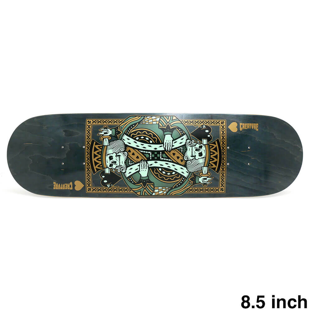 CREATURE DECK クリーチャー デッキ TEAM HESHKING LARGE 8.5 TWIN スケートボード スケボー