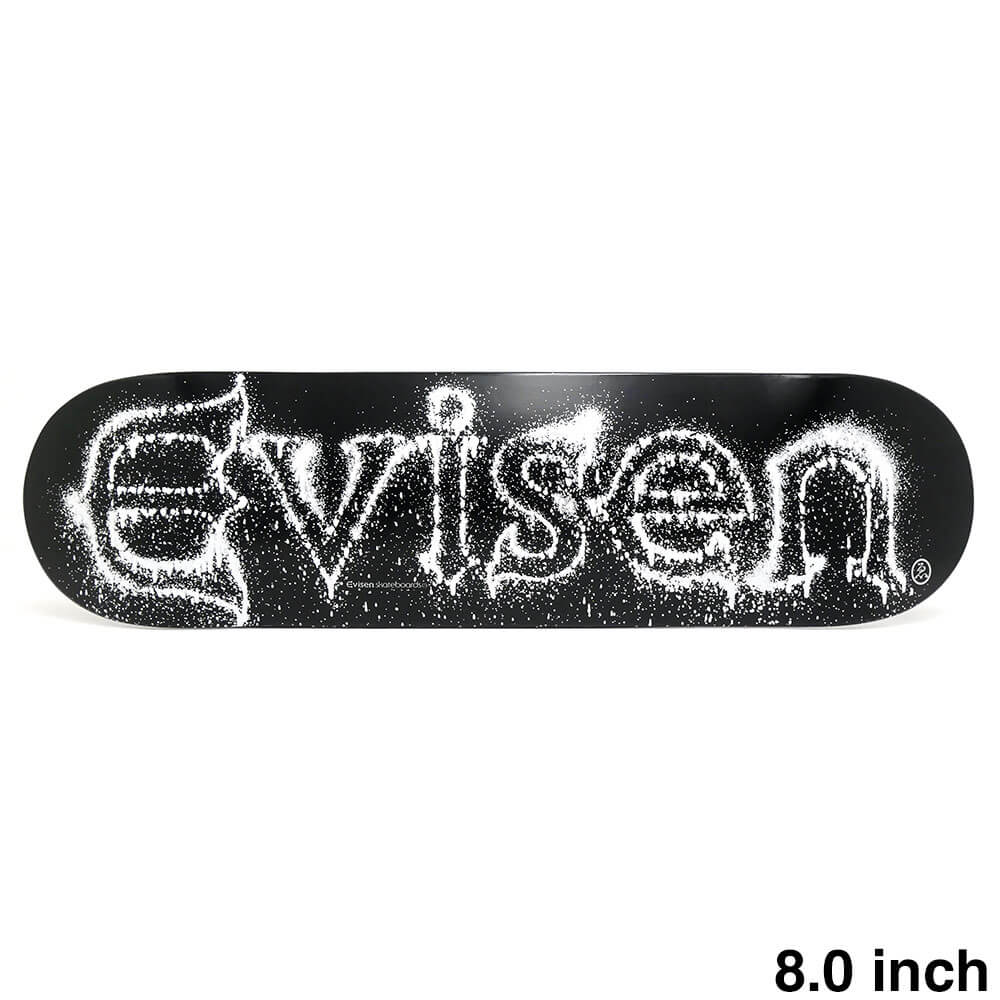 EVISEN DECK エビセン デッキ TEAM DRIP LOGO 4 8.0 スケートボード スケボー