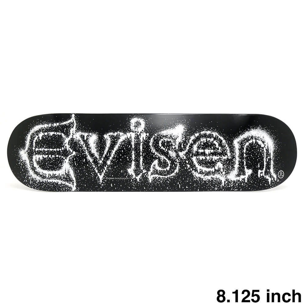EVISEN DECK エビセン デッキ TEAM DRIP LOGO 4 8.125 スケートボード スケボー