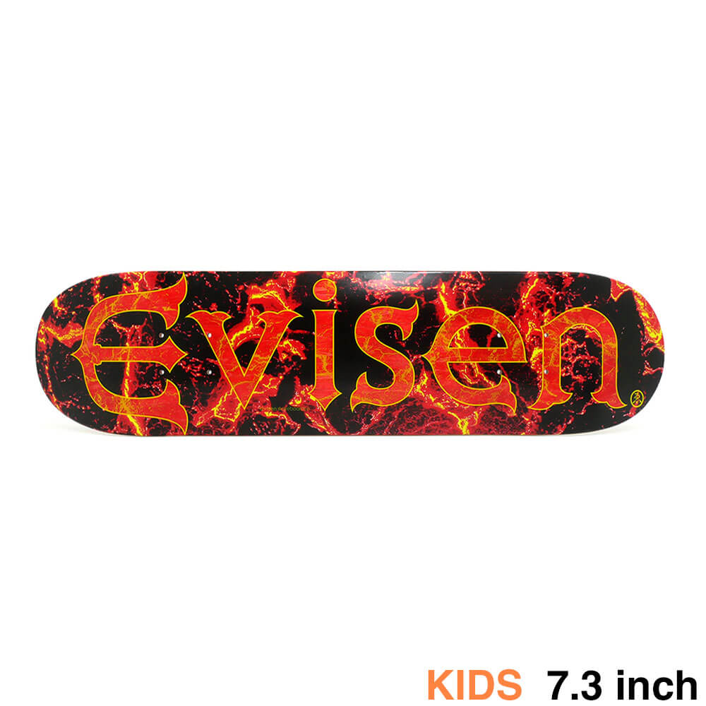 【EVISEN / DECK】 スケボー・スケートボードのドメスティックデッキブランド、EVISEN（エビセン）。 長さ：75.7cm　/　幅：18.7cm ノーズ：17.4cm　/　テール：16.5cm ウィールベース：31.9cm コンケーブ：中　/　キック：中 ※ステインカラー（木目）の色合いはそれぞれ異なります。ご了承の上、ご注文下さい。 デッキをご購入の際、当店オリジナルのデッキテープがサービスとなります。 その他のデッキテープをご希望の方は、別途ご注文下さい。 *デッキテープを貼ってご注文の場合、返品/交換/キャンセルの対象外となります。 （コンプリートセットをご希望の方） スケートボードを完成させる為には【デッキ、トラック、ウィール】の3点が必要となります。 気軽にスケートボードを始めて頂く為に、足回りのセットをご用意しております。 こちらも是非ご覧になって下さい。 【トラック＆ウィールセット】はこちら *商品によって多少の誤差がある事をご了承下さい。 *当店舗に掲載の写真・文章の無断転載を禁じます。