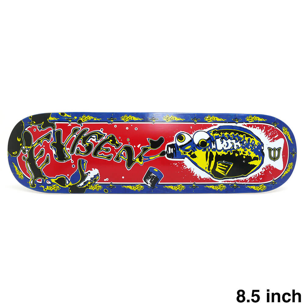 EVISEN DECK エビセン デッキ TEAM SAUCE FISH 8.5 スケートボード スケボー