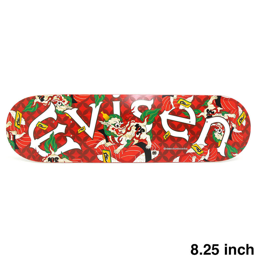 【EVISEN / DECK】 スケボー・スケートボードのドメスティックデッキブランド、EVISEN（エビセン）。 長さ：80.2cm　/　幅：21.0cm ノーズ：18.0cm　/　テール：17.4cm ウィールベース：35.1cm コンケーブ：中　/　キック：強 ※ステインカラー（木目）の色合いはそれぞれ異なります。ご了承の上、ご注文下さい。 デッキをご購入の際、当店オリジナルのデッキテープがサービスとなります。 その他のデッキテープをご希望の方は、別途ご注文下さい。 *デッキテープを貼ってご注文の場合、返品/交換/キャンセルの対象外となります。 （コンプリートセットをご希望の方） スケートボードを完成させる為には【デッキ、トラック、ウィール】の3点が必要となります。 気軽にスケートボードを始めて頂く為に、足回りのセットをご用意しております。 こちらも是非ご覧になって下さい。 【トラック＆ウィールセット】はこちら *商品によって多少の誤差がある事をご了承下さい。 *当店舗に掲載の写真・文章の無断転載を禁じます。