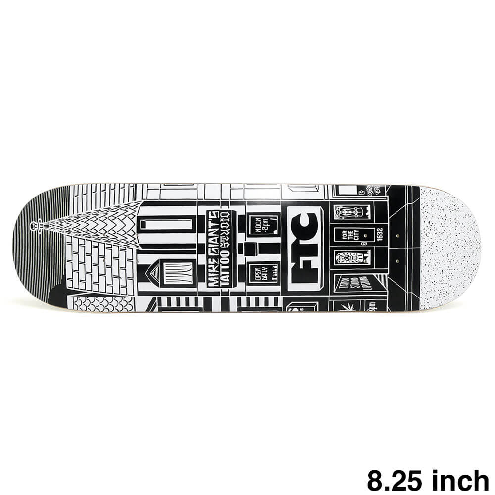 FTC DECK エフティーシー デッキ TEAM MIKE GIANT x FTC SF BLOCK 8.25 スケートボ...