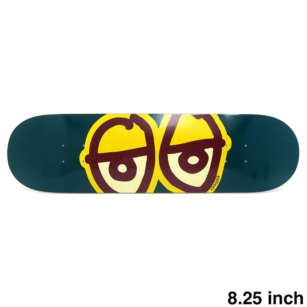 KROOKED DECK クルキッド デッキ TEAM EYES SPRUCE 8.25 スケートボード スケボー