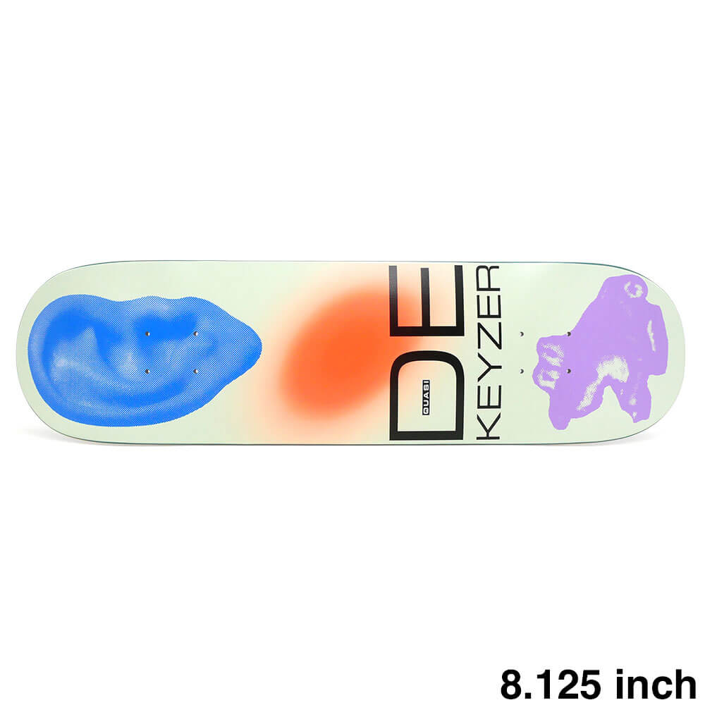 【QUASI / DECK】 スケボー・スケートボードのデッキブランド、QUASI（クワージー）。 長さ：79.9cm　/　幅：20.8cm ノーズ：18.1cm　/　テール：16.5cm ウィールベース：35.4cm コンケーブ：強　/　キック：中 ※ステインカラー（木目）の色合いはそれぞれ異なります。ご了承の上、ご注文下さい。 デッキをご購入の際、当店オリジナルのデッキテープがサービスとなります。 その他のデッキテープをご希望の方は、別途ご注文下さい。 *デッキテープを貼ってご注文の場合、返品/交換/キャンセルの対象外となります。 （コンプリートセットをご希望の方） スケートボードを完成させる為には【デッキ、トラック、ウィール】の3点が必要となります。 気軽にスケートボードを始めて頂く為に、足回りのセットをご用意しております。 こちらも是非ご覧になって下さい。 【トラック＆ウィールセット】はこちら *商品によって多少の誤差がある事をご了承下さい。 *当店舗に掲載の写真・文章の無断転載を禁じます。