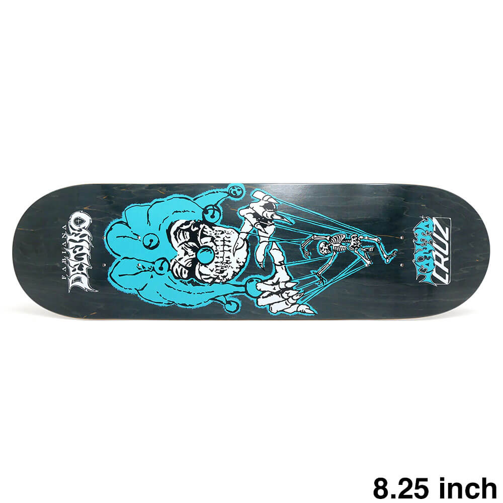 【SANTA CRUZ / DECK】 スケボー・スケートボードの老舗デッキブランド、SANTA CRUZ（サンタクルーズ）。 長さ：78.8cm　/　幅：21.0cm ノーズ：18.1cm　/　テール：17.5cm ウィールベース：33.8cm コンケーブ：中　/　キック：強 ※ステインカラー（木目）の色合いはそれぞれ異なります。ご了承の上、ご注文下さい。 デッキをご購入の際、当店オリジナルのデッキテープがサービスとなります。 その他のデッキテープをご希望の方は、別途ご注文下さい。 *デッキテープを貼ってご注文の場合、返品/交換/キャンセルの対象外となります。 （コンプリートセットをご希望の方） スケートボードを完成させる為には【デッキ、トラック、ウィール】の3点が必要となります。 気軽にスケートボードを始めて頂く為に、足回りのセットをご用意しております。 こちらも是非ご覧になって下さい。 【トラック＆ウィールセット】はこちら *商品によって多少の誤差がある事をご了承下さい。 *当店舗に掲載の写真・文章の無断転載を禁じます。