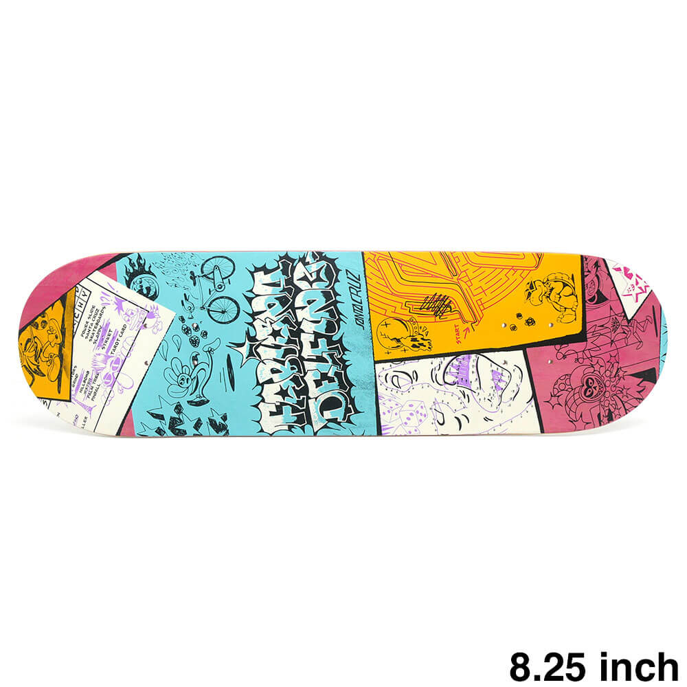 SANTA CRUZ DECK サンタクルーズ デッキ FABIANO DELFINO SCRIBBLE 8.25 FEELBASE スケートボード スケボー
