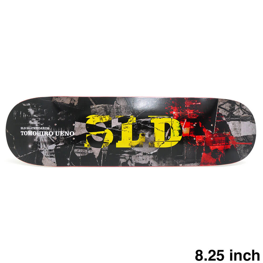 【SLD / DECK】 スケボー・スケートボードのドメスティックデッキブランド、SLD（エスエルディー）。 長さ：80.5cm　/　幅：21.0cm ノーズ：18.1cm　/　テール：17.2cm ウィールベース：35.1cm コンケーブ：中　/　キック：中 ※ステインカラー（木目）の色合いはそれぞれ異なります。ご了承の上、ご注文下さい。 デッキをご購入の際、当店オリジナルのデッキテープがサービスとなります。 その他のデッキテープをご希望の方は、別途ご注文下さい。 *デッキテープを貼ってご注文の場合、返品/交換/キャンセルの対象外となります。 （コンプリートセットをご希望の方） スケートボードを完成させる為には【デッキ、トラック、ウィール】の3点が必要となります。 気軽にスケートボードを始めて頂く為に、足回りのセットをご用意しております。 こちらも是非ご覧になって下さい。 【トラック＆ウィールセット】はこちら *商品によって多少の誤差がある事をご了承下さい。 *当店舗に掲載の写真・文章の無断転載を禁じます。