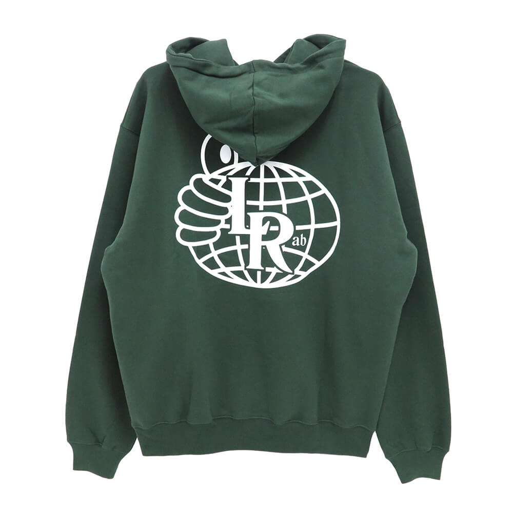 LAST RESORT AB HOOD ラストリゾートエービー パーカー ATLAS MONOGRAM FOREST GREEN スケートボード スケボー