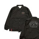 COLOR COMMUNICATIONS JACKET カラーコミュニケーションズ ジャケット DESIGN DEPT PATCH COACH BLACK スケートボード スケボー