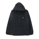 COLOR COMMUNICATIONS JACKET カラーコミュニケーションズ ジャケット DRIP EMB PACKABLE ANORAK BLACK スケートボード スケボー