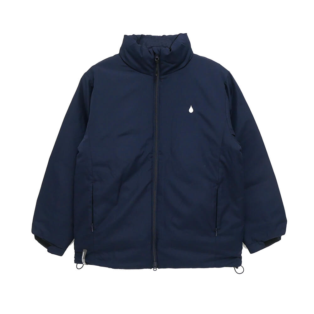 COLOR COMMUNICATIONS JACKET カラーコミュニケーションズ ジャケット DRIP EMB STAND COLLAR NAVY スケートボード スケボー