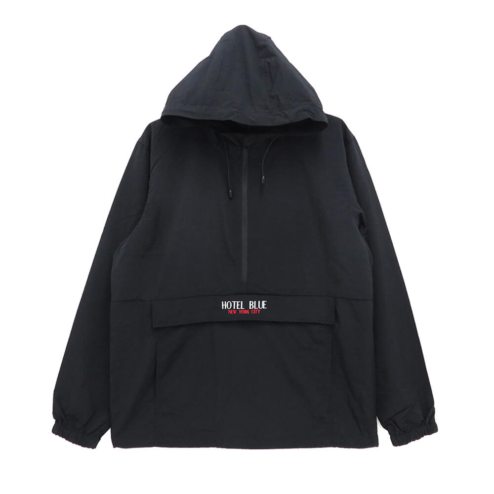 HOTEL BLUE JACKET ホテルブルー ジャケット KANGAROO JACKET BLACK スケートボード スケボー