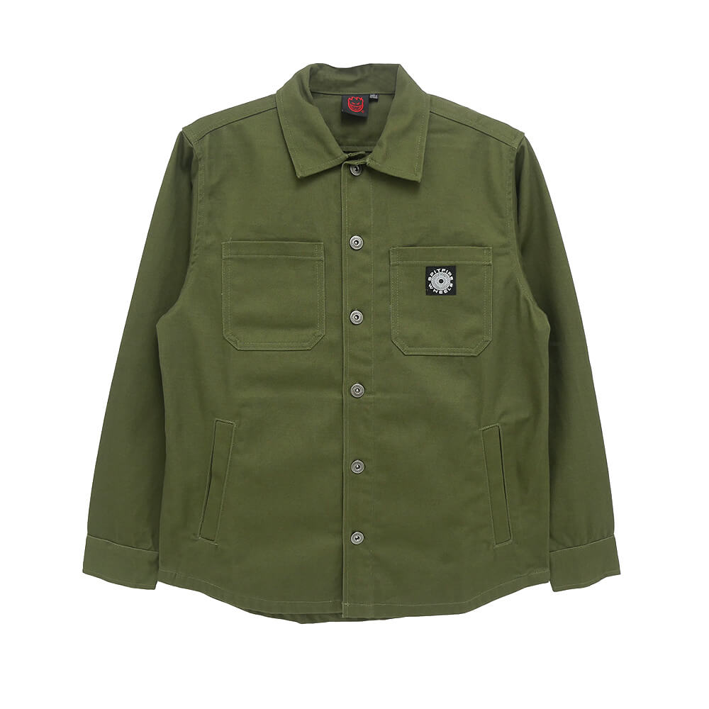 樂天商城 - SPITFIRE JACKET スピットファイヤー ジャケット CLASSIC 87 SWIRL SHIRT OLIVE スケートボード スケボー
