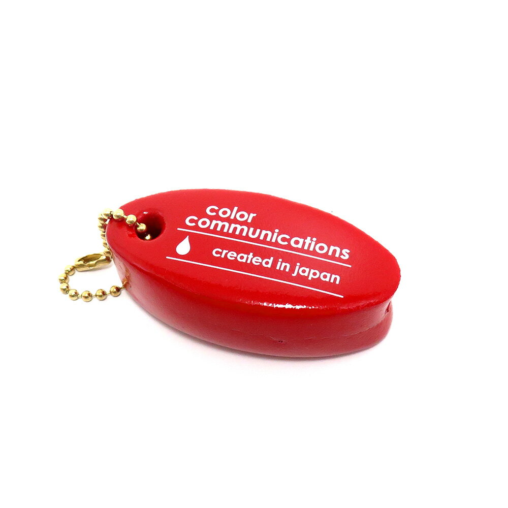 COLOR COMMUNICATIONS KEY CHAIN カラーコミュニケーションズ キーホルダー CREATED IN JAPAN FLOATER 赤 スケートボード スケボー
