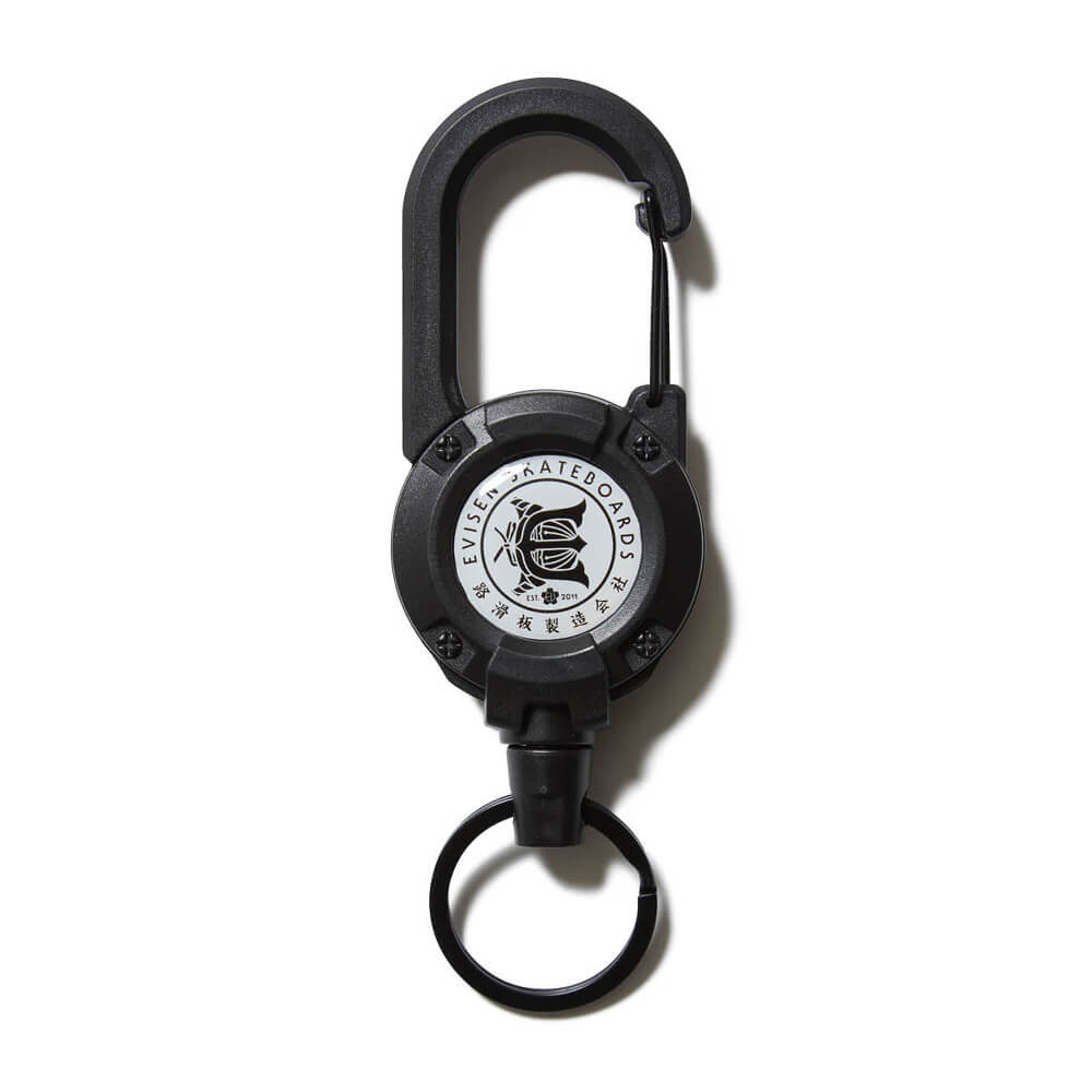 EVISEN CARABINER エビセン カラビナ REEL CARABINER BLACK スケートボード スケボー