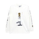 ADIDAS SKATEBOARDING LONG SLEEVE アディダススケートボーディング ロングスリーブTシャツ HJ CAMP WHITE スケートボード スケボー