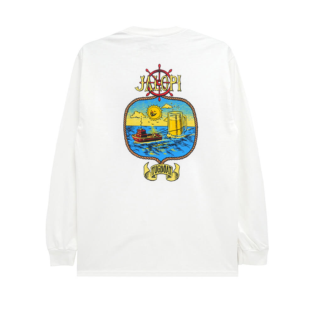 Rakuten - ANTIHERO LONG SLEEVE アンチヒーロー ロングスリーブTシャツ JALOPI TUGBOAT WHITE スケートボード スケボー
