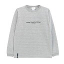 COLOR COMMUNICATIONS LONG SLEEVE カラーコミュニケーションズ ロングスリーブTシャツ HP HEADER GREY スケートボード スケボー