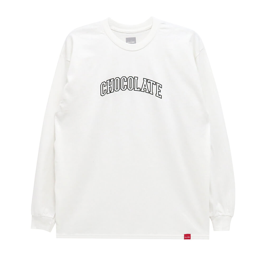 CHOCOLATE LONG SLEEVE 祳졼 󥰥꡼T LEAGUE WHITE ȥܡ ܡ