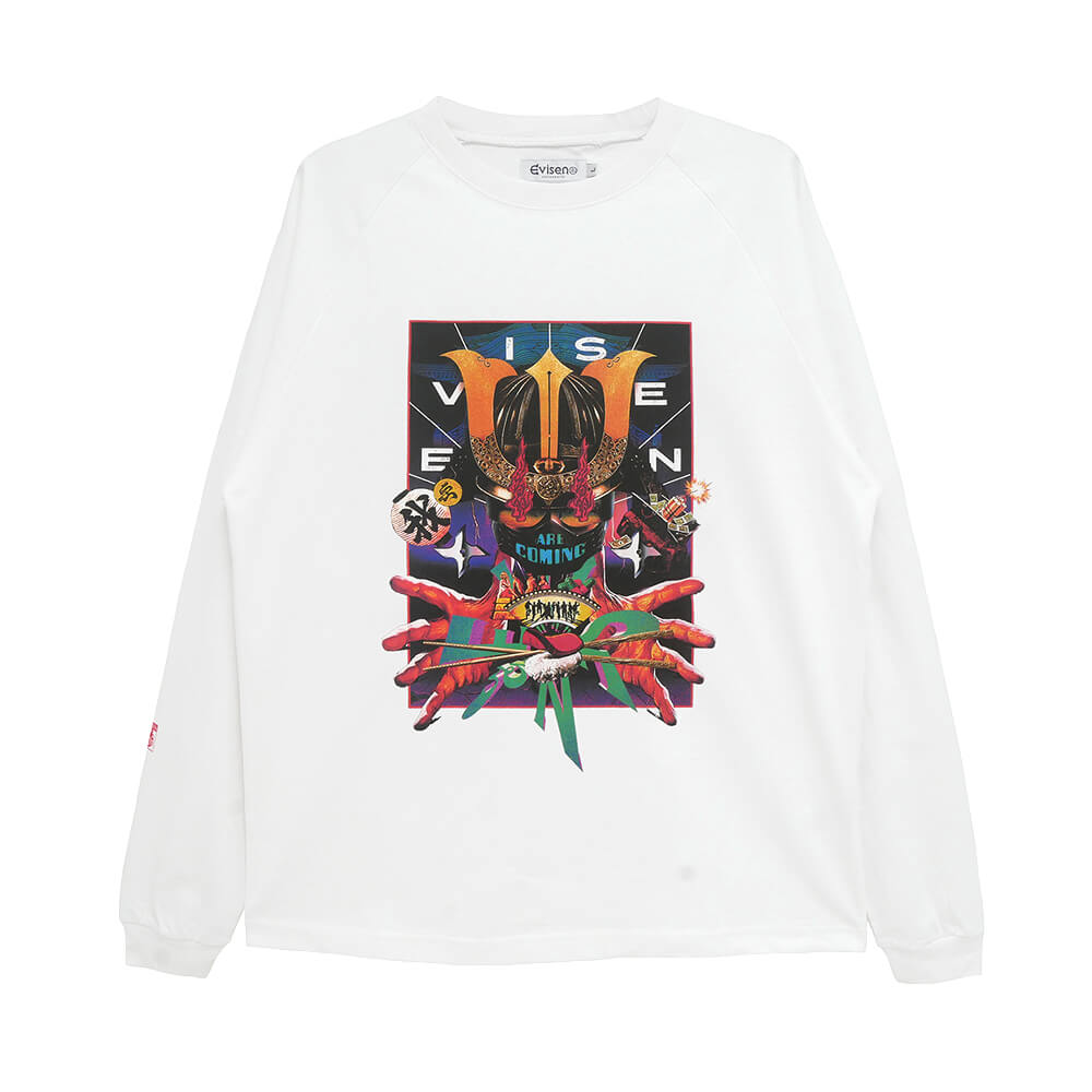 Rakuten - EVISEN LONG SLEEVE エビセン ロングスリーブTシャツ COMING WHITE スケートボード スケボー